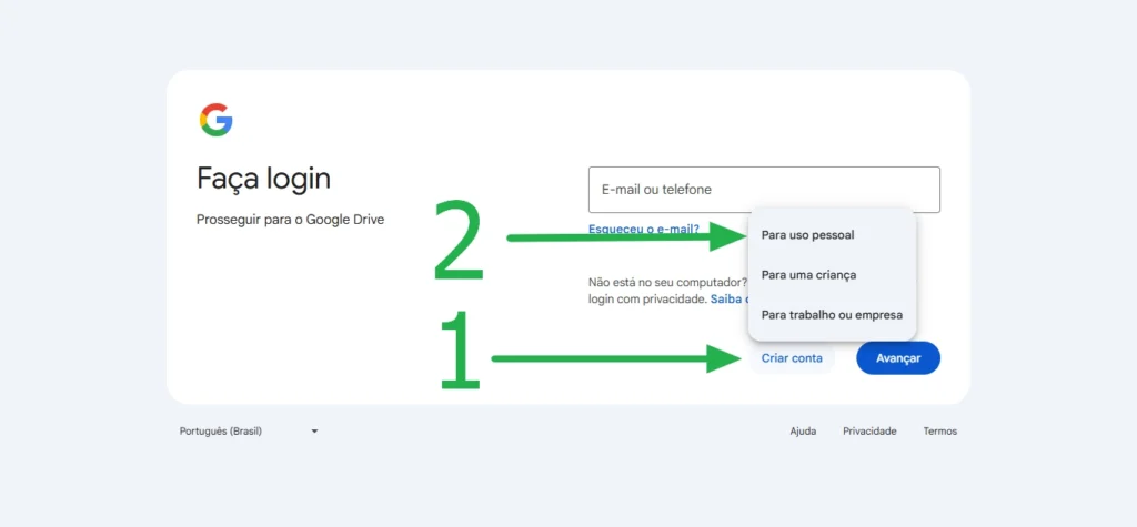 como-criar-uma-conta-do-google-drive-com-meu-e-mail-empresarial